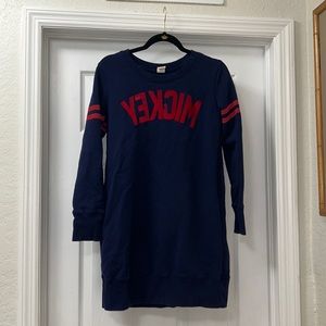 Disney sweatshirt dress